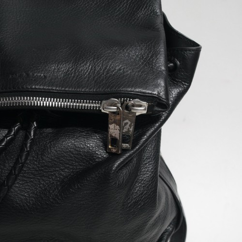 Rag and Bone Black Leather Backpack Tote Purse - Picture 2 of 14