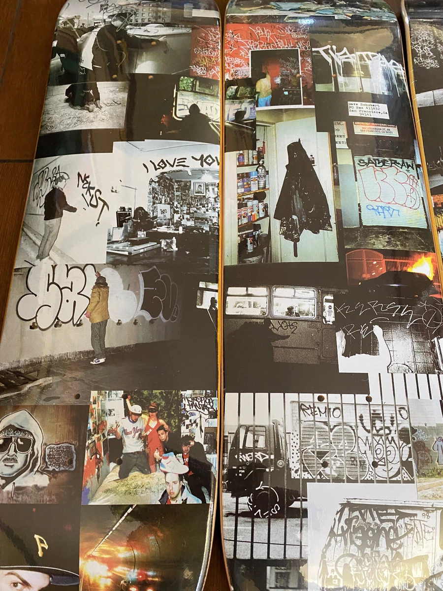 GX1000 X Dave Schubert Graffiti Document Skateboard complete set barry mcgee