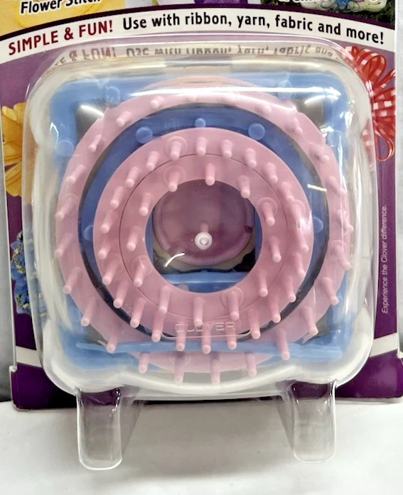 Nuevo "Telar de flores de trébol HANA-AMI" para manualidades herramienta para hacer flores Foto 3 de 4