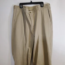Wrangler Riata Khaki HEMMED 00094KH Tag 38x32 (Actual 39x30) Dress Slacks Pants