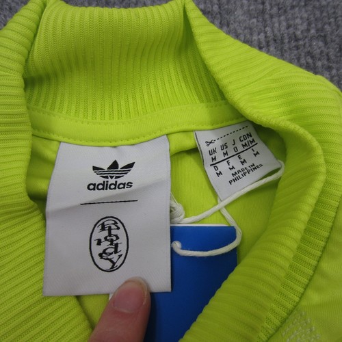 adidas x Blondey McCoy A.B. Solar Jacquard Jersey Mens Medium Acid Yellow NEW - Picture 6 of 10