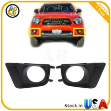 Fog Light Lamp Bezel Cover L & R Set for  2012 2013 2014 2015 Toyota Tacoma