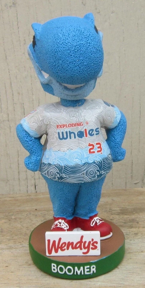 BOOMER the EXPLODING WHALE Mascot Eugene Emeralds Baseball SGA Bobblehead NIB - Image 2 of 4