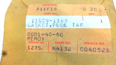 Kawasaki Petcock Gasket o-ring seal gasket kz650 gpz750 zx750