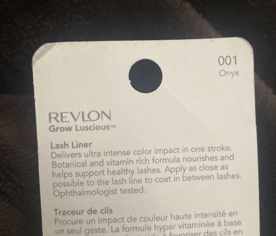 Revlon Grow Luscious Lash Liner Eye Liner #001 Onyx 1.2 g FACTORY SEALED - Image 3 of 4