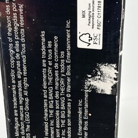 Lego 21302 Big Bang Theory Empty Box And Manual Only 