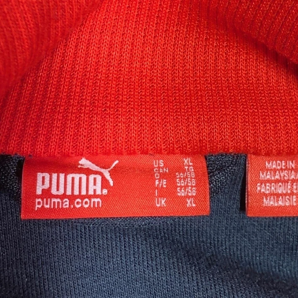 Red Bull Racing Team Jacket Mens XL Black Puma Formula 1 F1 Full Zip Track Coat - Image 3 of 4