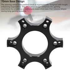 70mm Gaming Wheel Adapter Base Steering Wheel Mount Block Racing Wheel Riser