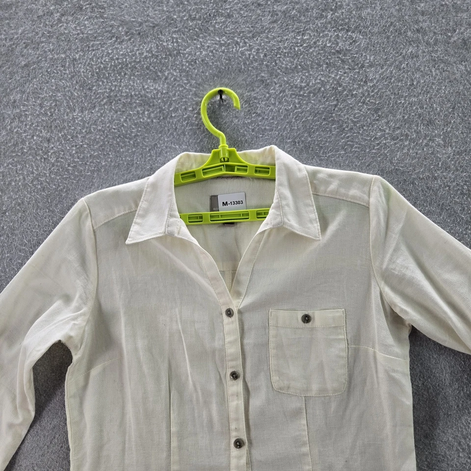Camisa Royal Robbins Mujer Abotonada 4 Rosa Ajuste Estándar Cuello Algodón Orgánico Foto 4 de 4