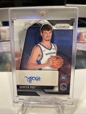 2024-25 Panini Prizm Quinten Post Rookie AUTO Golden State Warriors Autograph