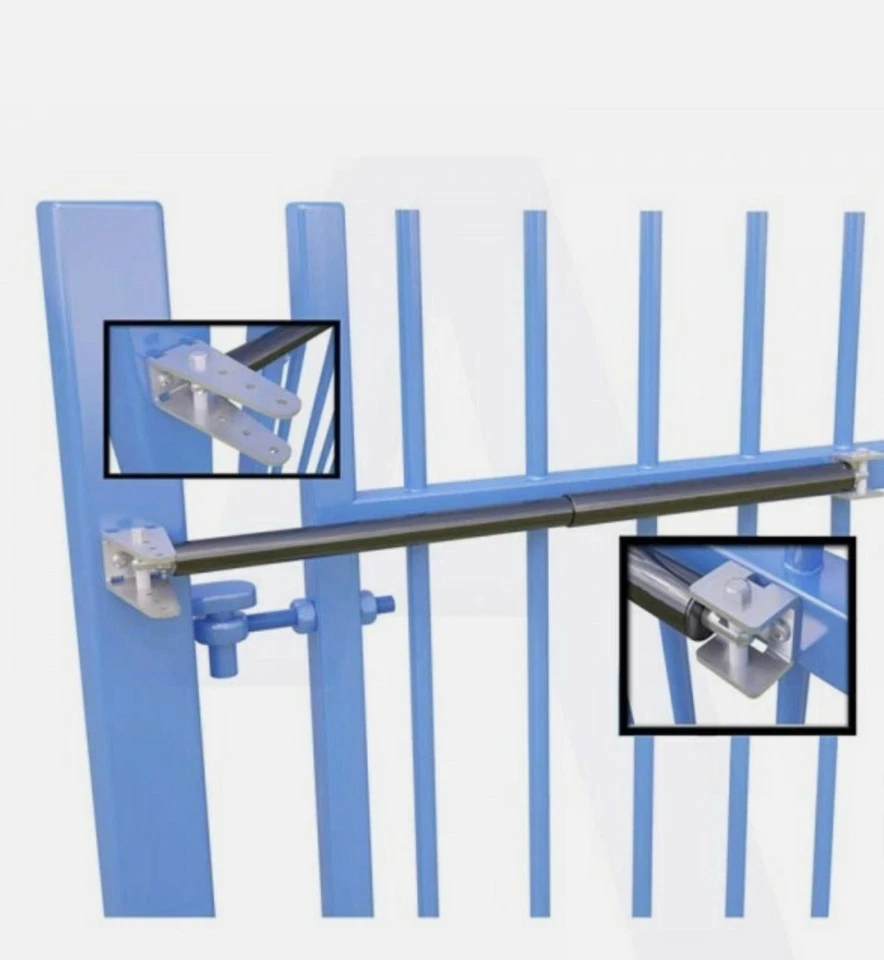 Portão de pedestres Lockey TB200 preto mais próximo (GC200) - Imagem 2 de 2