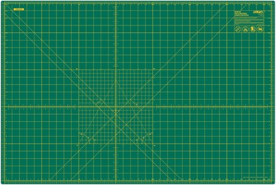 Double-Sided Self-Healing Rotary Mat 24''''X36''''-Green, RM-MG-01