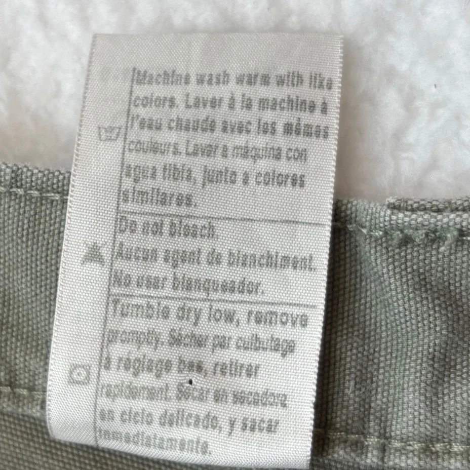 Pantalones Cortos Carga Carhartt Para Hombres Verde Oliva Algodón Talla 42 Ropa de Trabajo Utilidad Exterior Foto 4 de 4