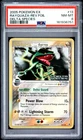 2005 POKEMON EX DELTA SPECIES #13 RAYQUAZA-REVERSE FOIL PSA 8