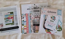 Echo Park Day In Life Card Kit, NIP, includes Paper Pack,  Stamps And Ephemera