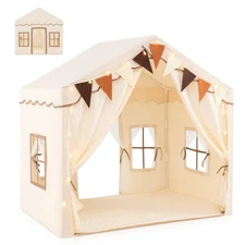 Only $47: 3-4 Kids Large Play Tent House - 15% OFF! - Color: Beige
