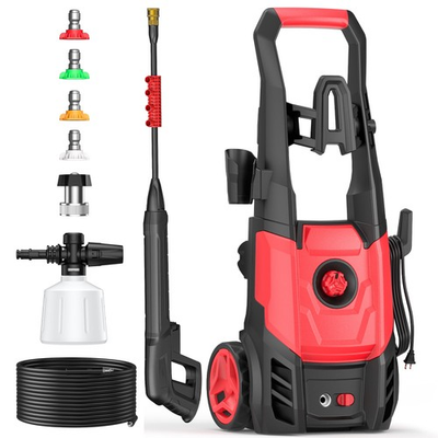 #ad #ad 2.5 GPM Electric Pressure Washer W Foam Cannon Portable Power Washer $100.24