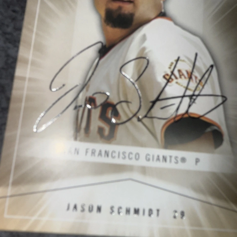 Skybox Autógrafo MLB Sf Giants Jason Schmidt Firmado Autografiado Foto 2 de 4