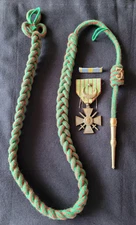 WW1 Original set French Medal War Cross 1914-1918 citation 3rd Spahis Regiment