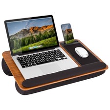 Home Office Pro Lap Desk with Wrist Rest, Mouse Pad, and Phone Holder - Espre...