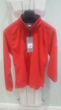 Image of Trespass Womens Red 1/2 Zip Performance Fleece SIZE: 16uk (XL) Airtrap BNWT