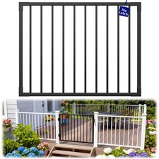  New Aluminum Deck Gate 42 In H X 4 Ft W Weather-resistant Modern Style
