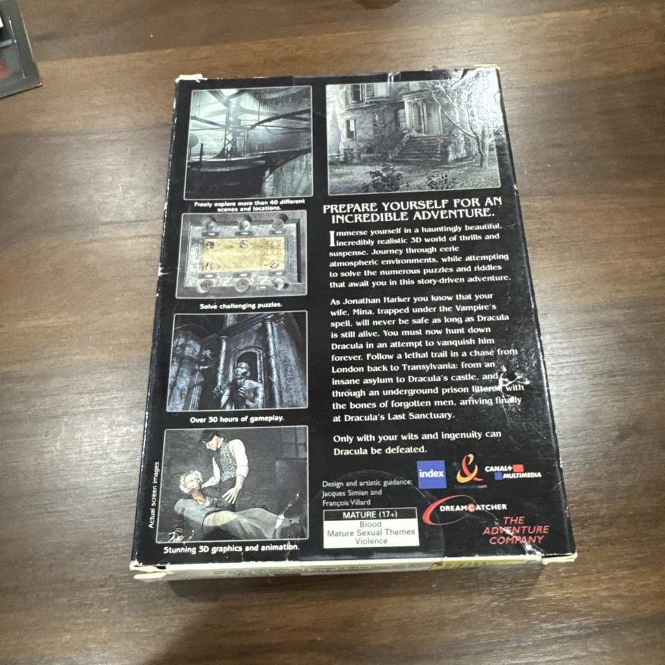 DRACULA The Last Sanctuary PC Game Adventure NEW BIG CARDBOARD BOX - Image 3 of 4