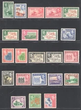 1938 Fiji - Stanley Gibbons No. 249/266b - 22 Values, Complete Set, MNH**