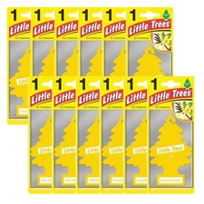 Little Trees Hanging Car and Home Air Freshener, Vanillaroma Scent - Pack of 12