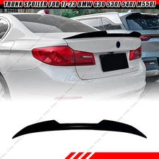 PSM Style Gloss Black Trunk Spoiler For 2017-2023 BMW G30 530i 540i M550i F90 M5