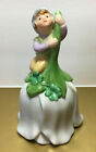 Vintage Avon Bell Elf Jack & The Beanstalk Porcelain White Flower Shape Avon