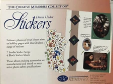 Creative Memories DOWN UNDER Stickers. NIP. 4 block & 7 studio sticker sheets.