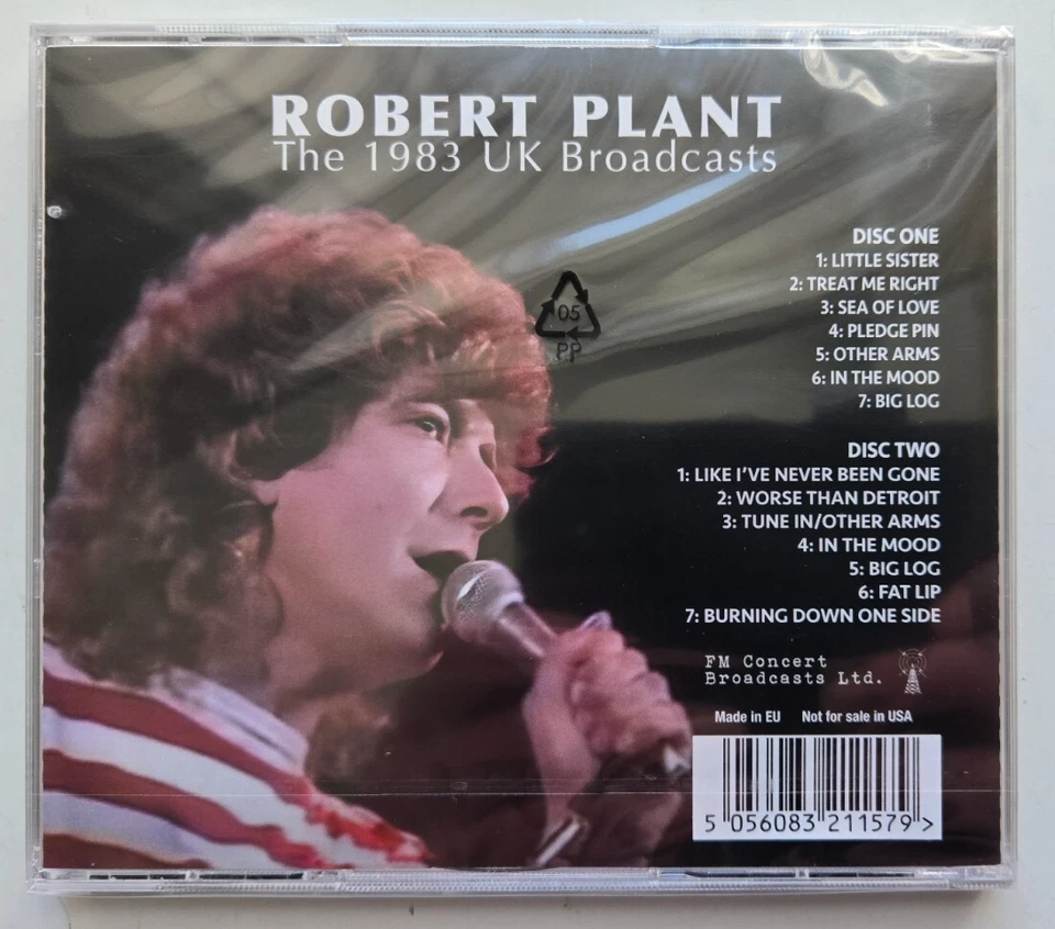 Robert Plant - The 1983 UK Broadcasts - CD NEW & SEALED Led Zeppelin - Image 2 of 4