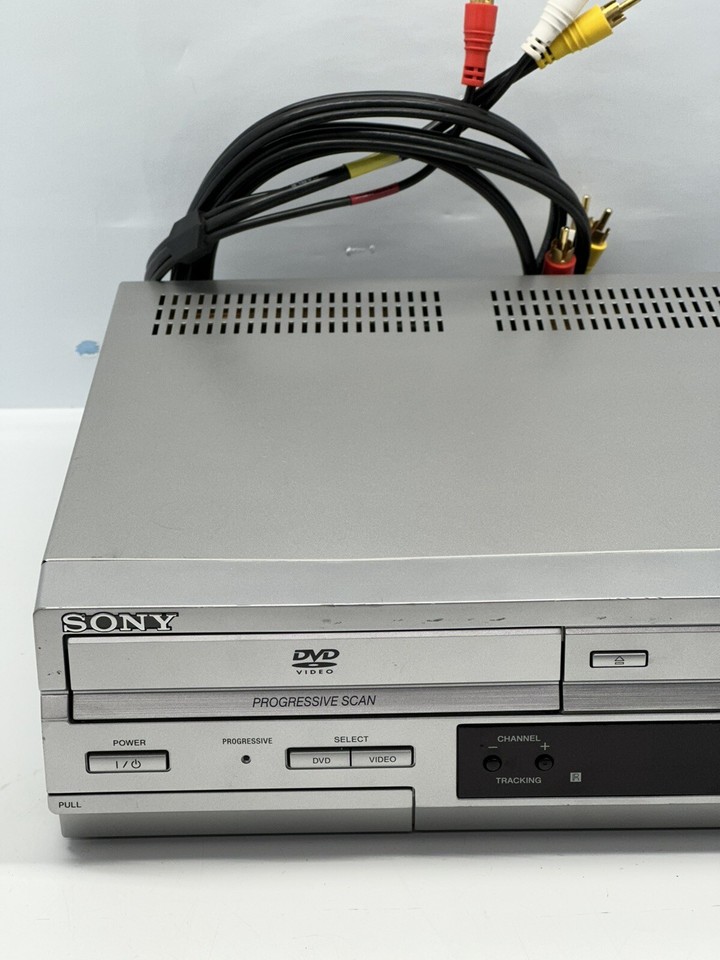 Sony SLVD350P DVD/VCR Combo Player VHS Recorder No Remote Fully Tested