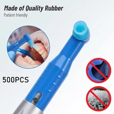 Disposable Prophy Angle w/ Blue Soft Cup Ideal for Polishing&Cleaning Box of 500