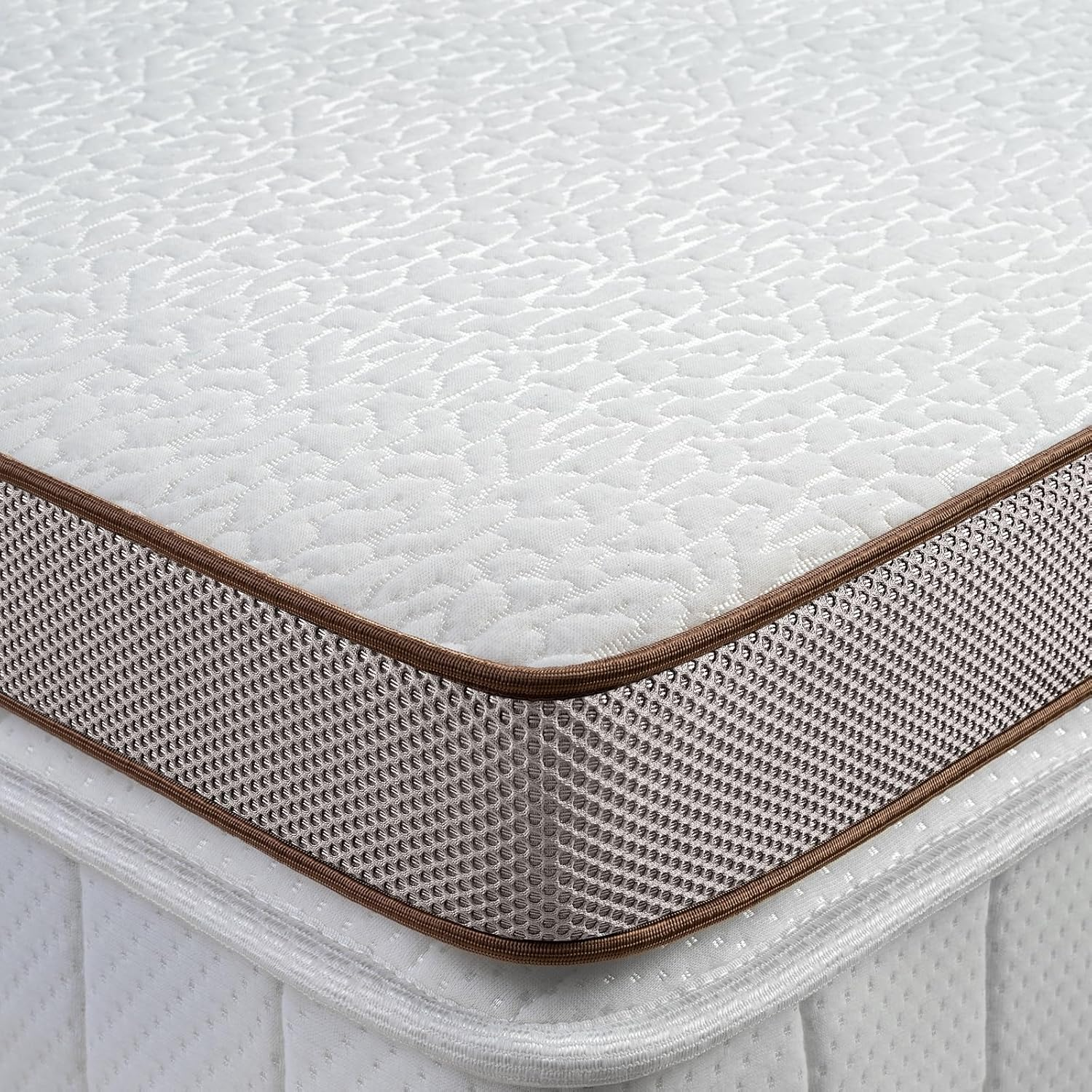 4 Inch Memory Foam Mattress Topper Queen - Gel Infused Bed Toppers with Removabl
