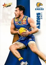 2022 WEST COAST EAGLES AFL Card LUKE SHUEY Footy Stars