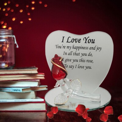 Valentines Day Cards & Gifts For Him/Her - Romantic Folded Cards For Husband, Wife, Boyfriend, Girlfriend