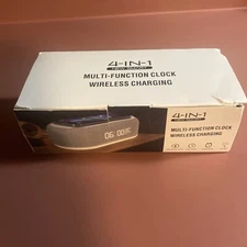 4 In 1 New Smart Multi Function Clock Wireless Charging