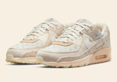 Nike Air Max 90 NRG Shimmer Polka Dot Mens Size 8.5 Preowned Sneakers CZ1929-200 s-l400.jpg main image 4
