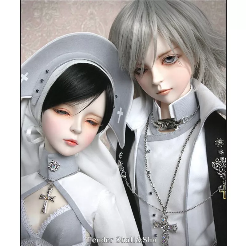 BJD Doll 1 3 Full Set Boy Resin Ball Jointed Body Eyes Face Makeup
