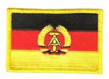 Aufnäher DDR Patch Flagge Fahne
