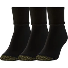 Gold Toe Womens Ultra Tec Terry Turncuff Socks (3 Pairs)