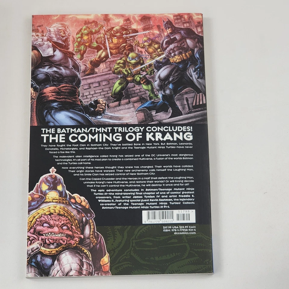 Batman Teenage Mutant Ninja Turtles III 3 Trade Paperback IDW DC TMNT Raro Fuera de Stock Foto 2 de 4