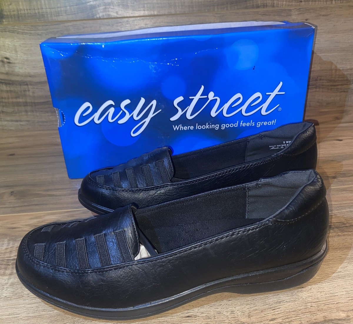❤️ Sz 8WW (xtra wide) ❤️Easy Street Women's Genesis Flat