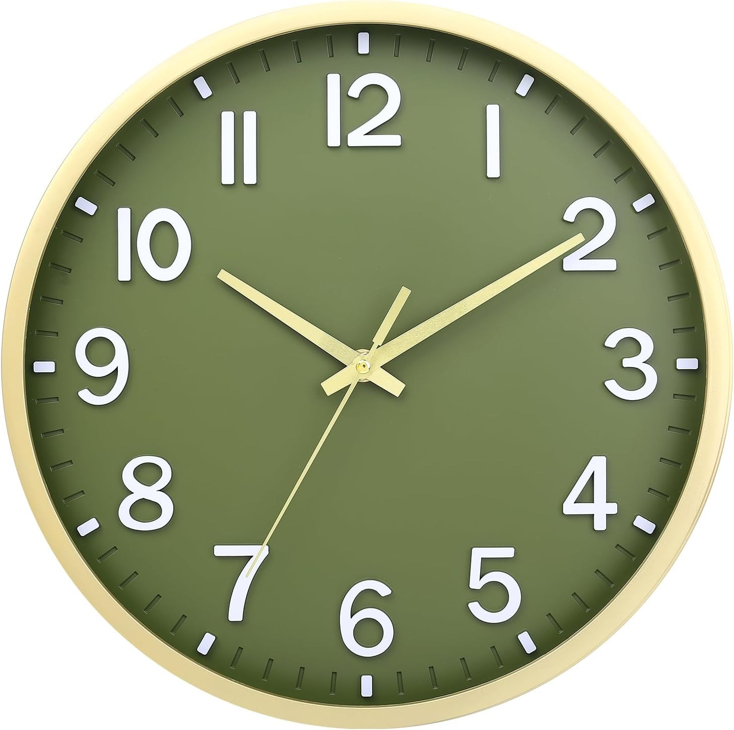 Wall Clocks Battery Operated 8 Inch Modern Wall Clock,Silent Non Ticking Wall Cl