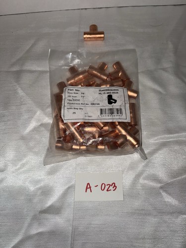(25 Pack) JMF 1/2 Inch Copper Tee 1/2 x 1/2 x 1/2.