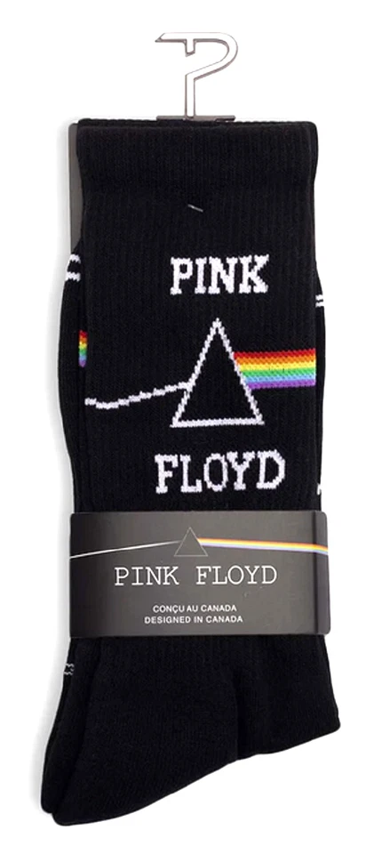 Calcetines de longitud redonda con logotipo de banda de rock rosa floyd con licencia oficial para hombre Foto 3 de 4
