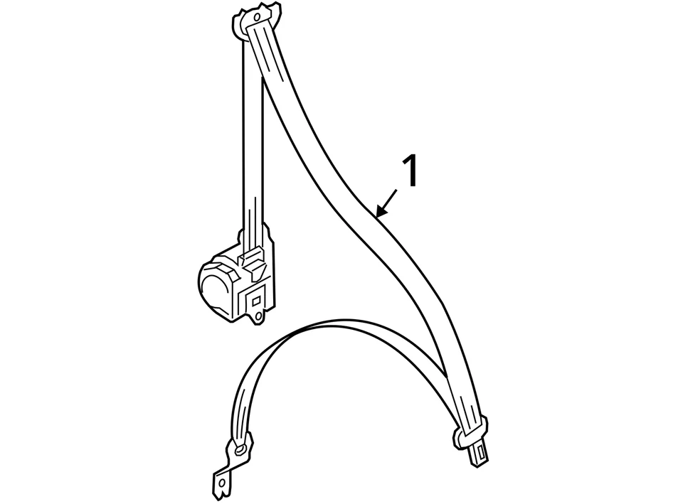 Seat Belt Front Passenger Retractor Fits 15-20 AUDI A3 1610212 Foto 4 de 4