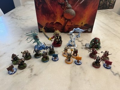 CMON Blood Rage Strategy Board Game Complete w/ Detail Painted Miniatures! 